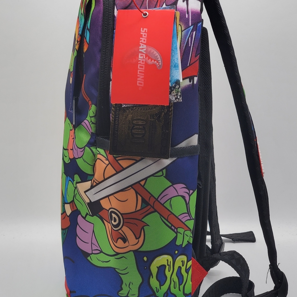 Sprayground x Teenage Mutant Ninja Turtles Backpack New - Picture 5 of 10